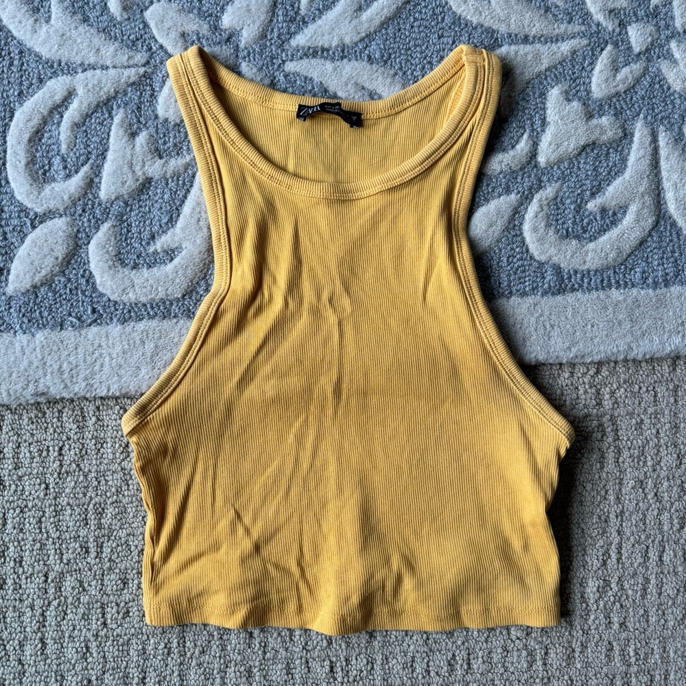 Zara cropped tank